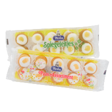 Merba spiegeleitjes of paas assortiment